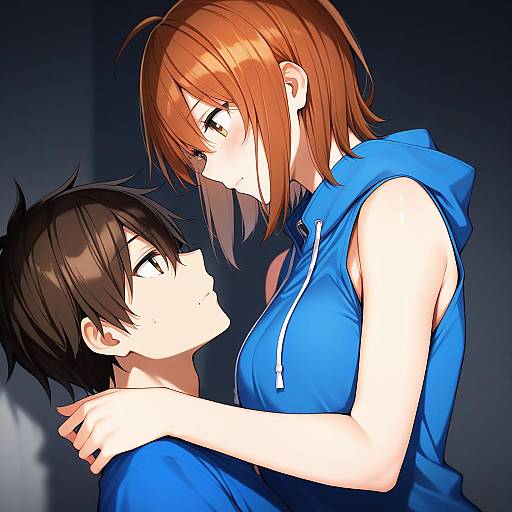 Illustration of Amamiya hibiya, kagerou project in the style of Anza tomo