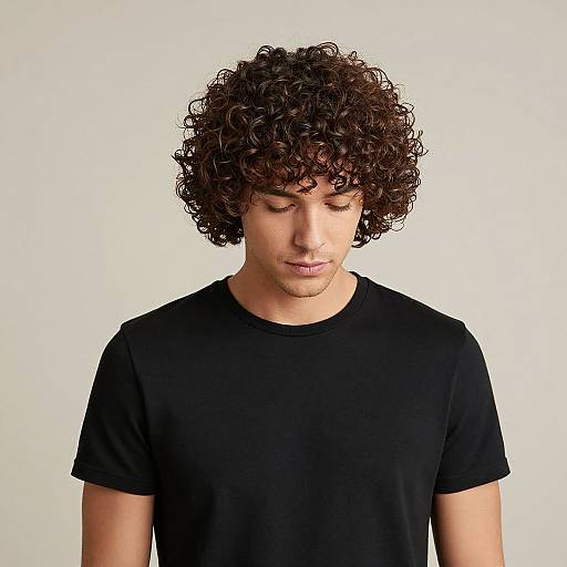 Curly Blowout on Fit European Man