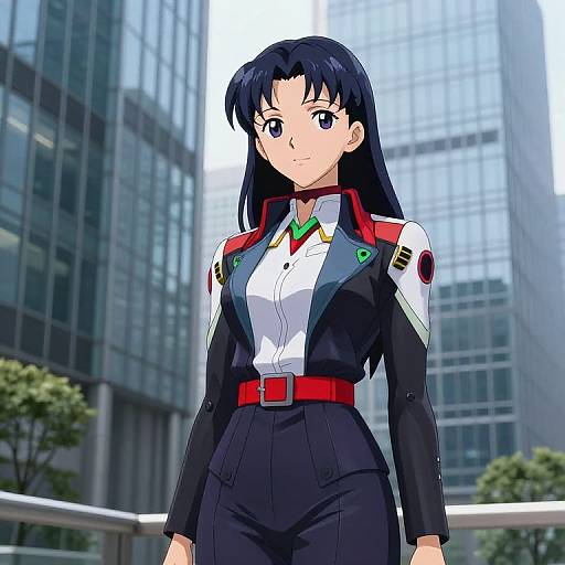 Misato Katsuragi in Modern Tokyo Portrait