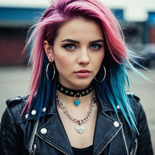 Glam Rock Fashion: A Striking Portrait
