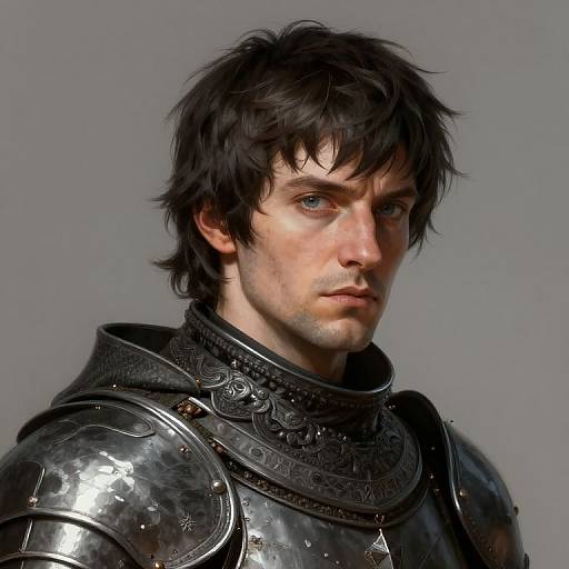 Jean Reno in Medieval Armor Portrait