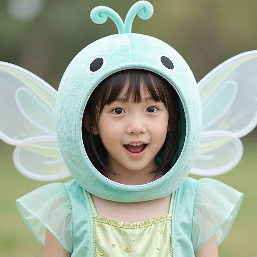 Young Girl in Vidia Pixie Costume