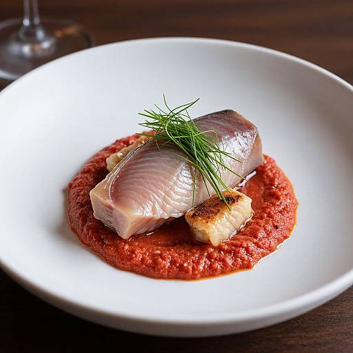 Elegant Tuna Tartare with Vibrant Sauce