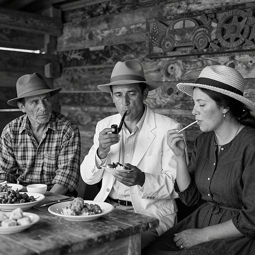 Elegant Gathering in a Rustic Cabin