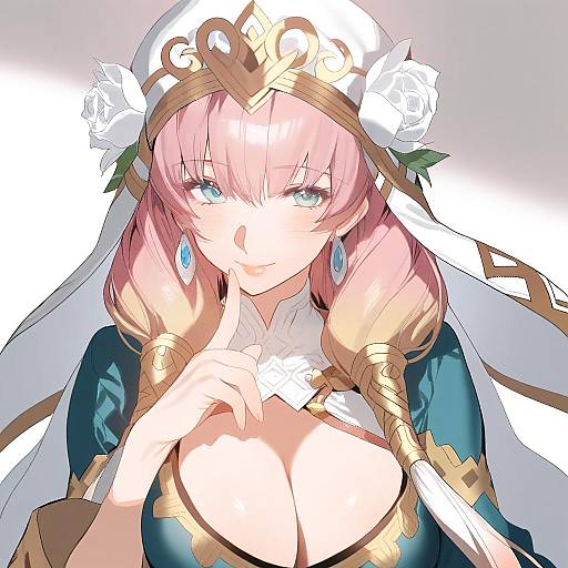 Illustration of Gunnthra (fire emblem), fire emblem in the style of Zuizi