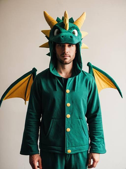 Realistic Spike the Dragon Cosplay Photo