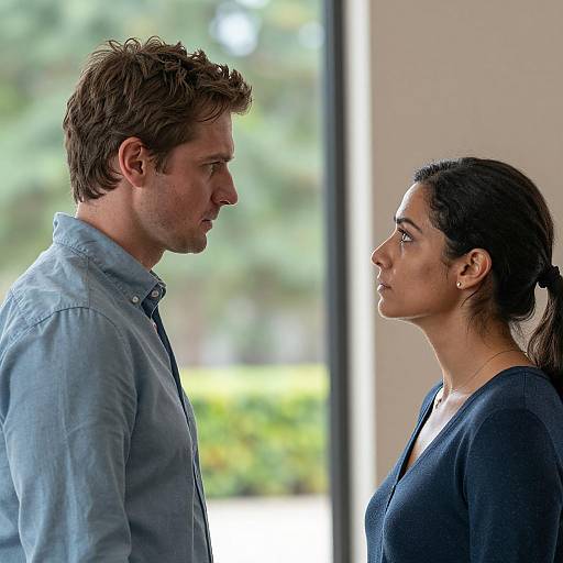 Intense Face-to-Face Conversation Indoors