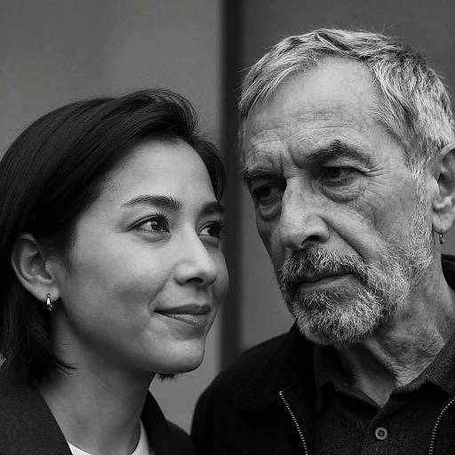 Contrasting Expressions in Black-and-White