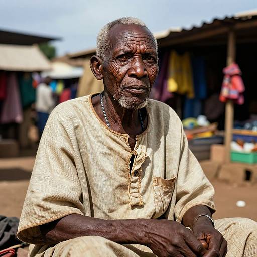 Portrait of Wise African Elder