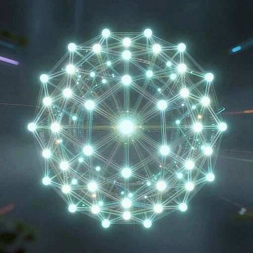 DenseNet Futuristic Abstract Network