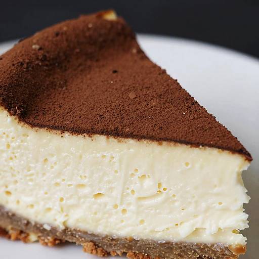 Close-Up Rich Layered Dessert Slice