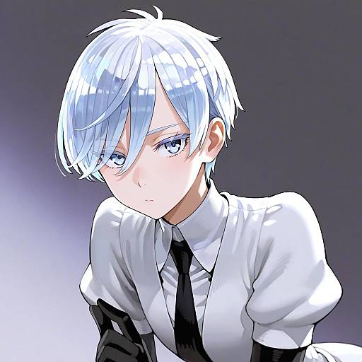 Illustration of Antarcticite, houseki no kuni in the style of Jun (navigavi)