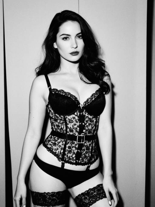 Photorealistic Role Play Lingerie Portrait