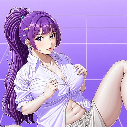 Illustration of Araki nonoka (karaage bou), original in the style of Zunusama