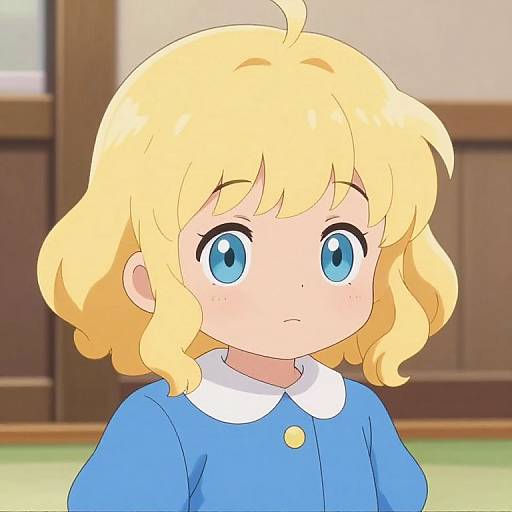 Kawaii Anime Mischievous Toddler Girl