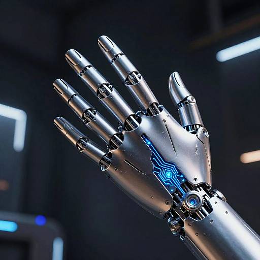 Futuristic Cybernetic Silverhands