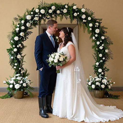 Essex Wedding Photography with Flowers and Wellies