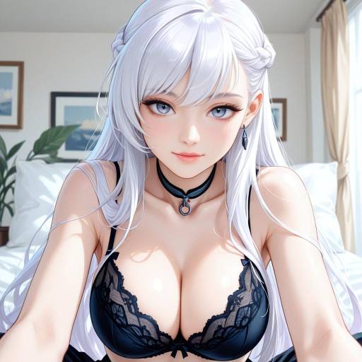 Belfast from Azur Lane in Lingerie