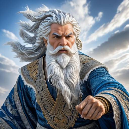 Majestic Textile Art of a Roaring God