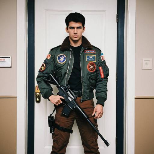 Solo Boy in Top Gun Costume