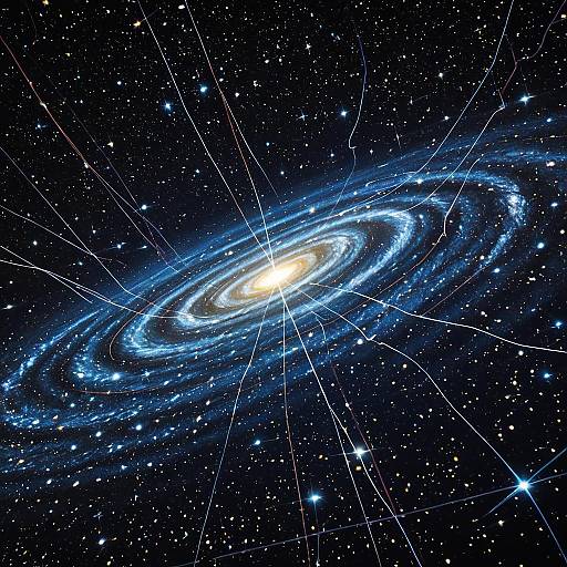 Surreal Light Ribbons Over Milky Way Core