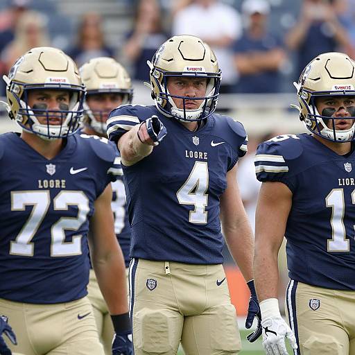 Intense Football Action on the Field