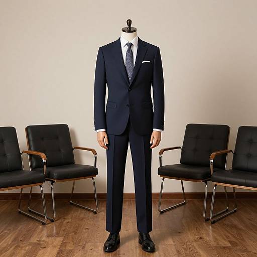 Man in Suit Fashion Design