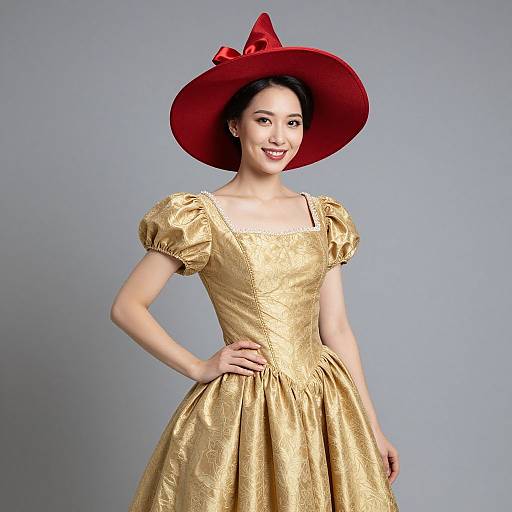 Elegant Frigga Costume in Gold