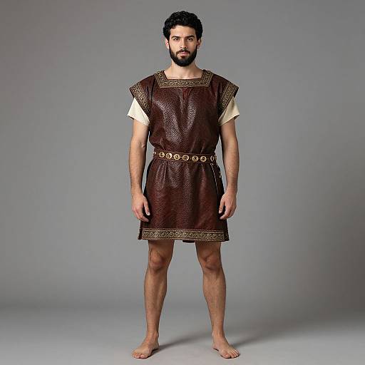Roman Male Costume Full Body Portrait