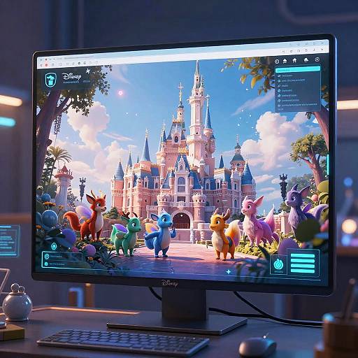 Disney AI Digital Art Interface