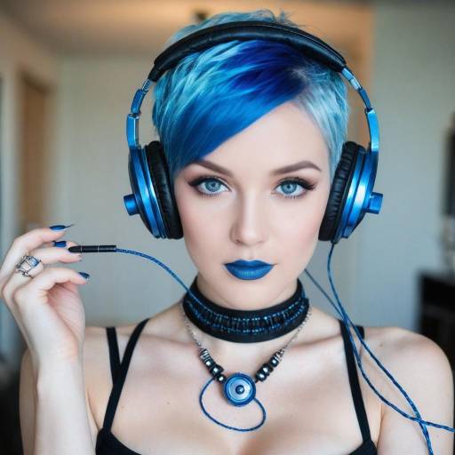 Vibrant Makeup Portrait of a Girl