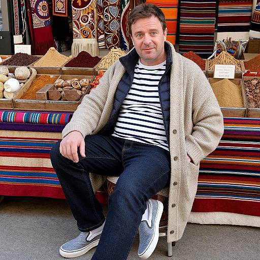 Relaxed Weekend Style in Vibrant Market