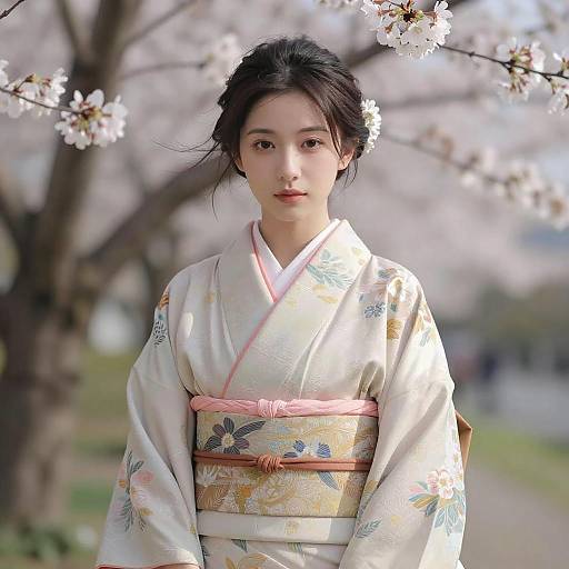 Stunning Ultrarealistic Japanese Woman Portrait