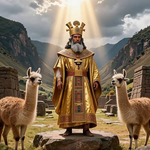 Wiracocha in Sacred Incan Valley