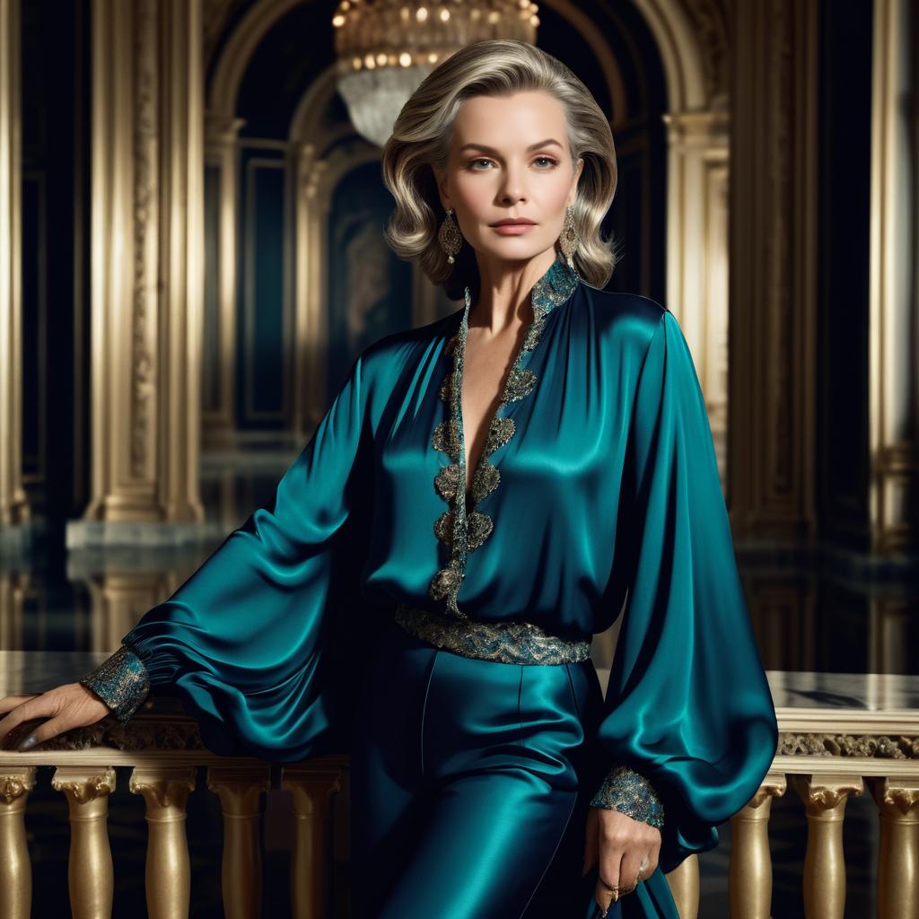 Elegance in Silk: Harper's Bazaar Editorial