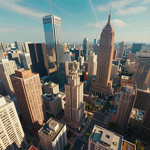 Surreal Cyberpunk Cityscape Visualization