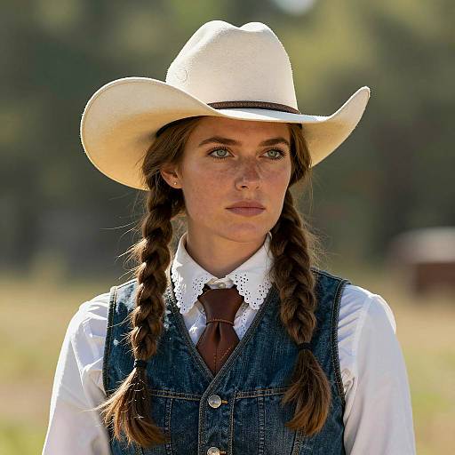 Photorealistic Western Woman Portrait