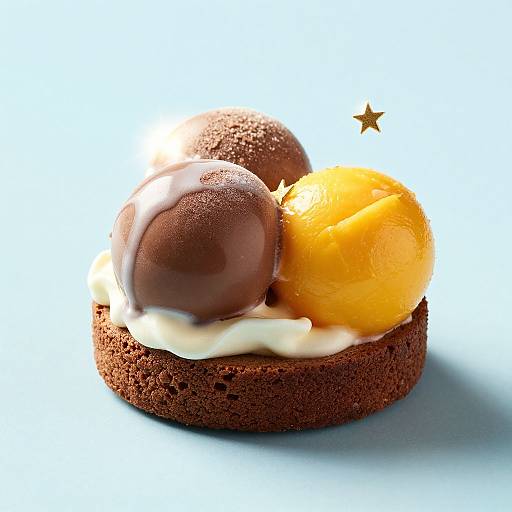 Gourmet Ice Cream Brownie Art