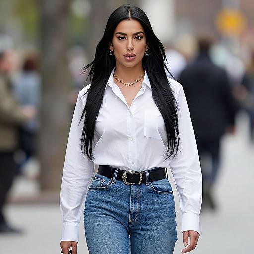 Realistic Dua Lipa Inspired Casual Look