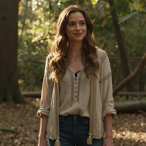 Bohemian Forest Portrait at Golden Hour