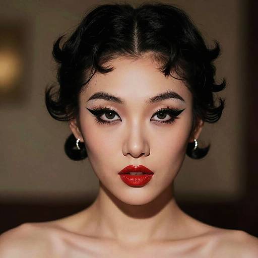 Androgynous Vaudeville Performer Portrait