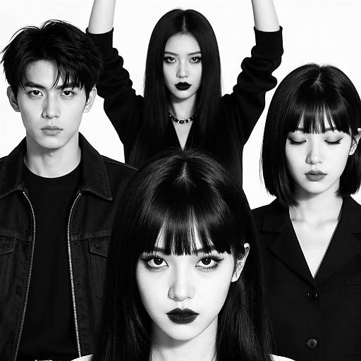 Dramatic Black and White Intense Portraits