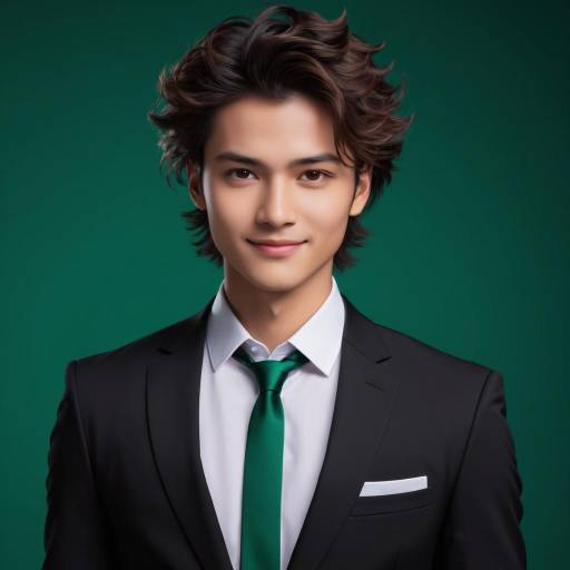 Confident Young Man in Formal Attire Confident Young Man in Formal Attire
