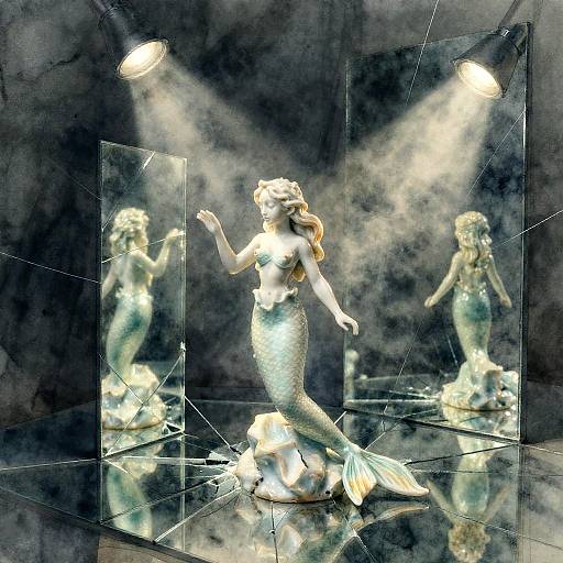 Porcelain Mermaid in Shattered Hall