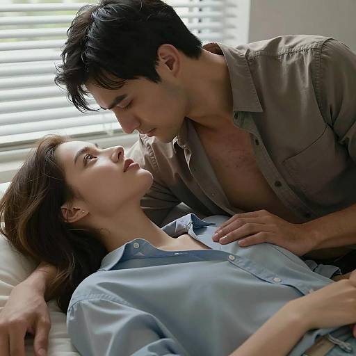 Intimate Scene of a Couple Together