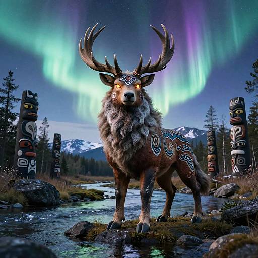 Mythical Kamuy Spirit by Riverbank