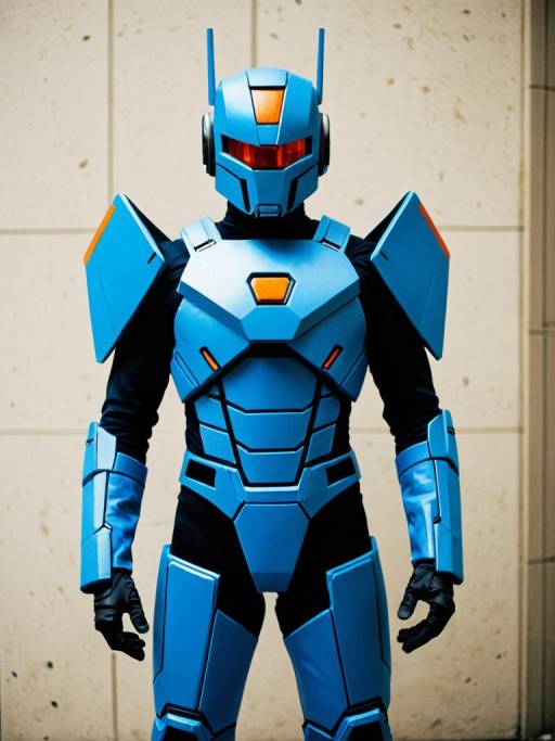 Realistic Man in G1 Blurr Cosplay Costume