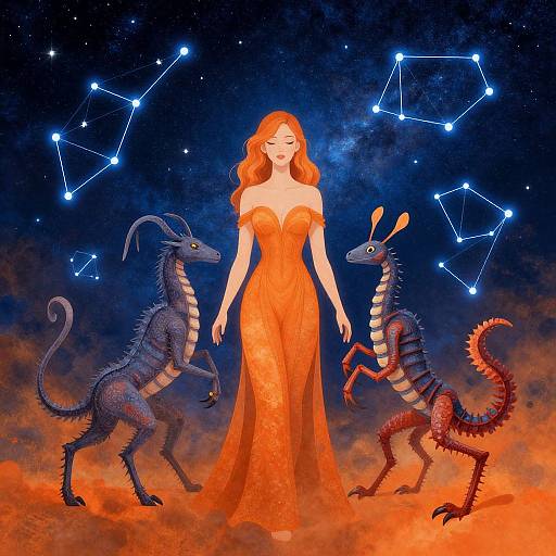 Mythical Sagittarius and Cancer Night