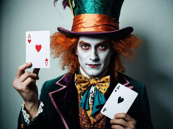 Mad Hatter Costume with Playing Cards