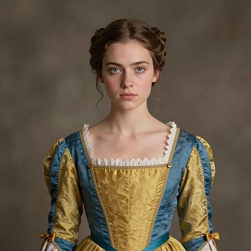 Young Woman in Renaissance Dress
